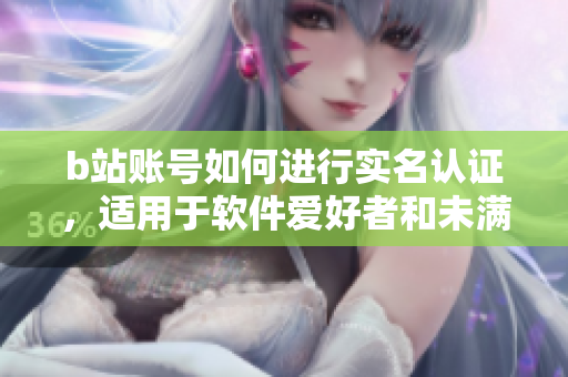 b站賬號(hào)如何進(jìn)行實(shí)名認(rèn)證，適用于軟件愛好者和未滿18歲用戶？