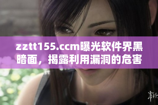 zztt155.ccm曝光軟件界黑暗面，揭露利用漏洞的危害