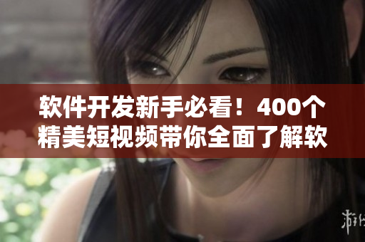 軟件開(kāi)發(fā)新手必看！400個(gè)精美短視頻帶你全面了解軟件開(kāi)發(fā)技巧