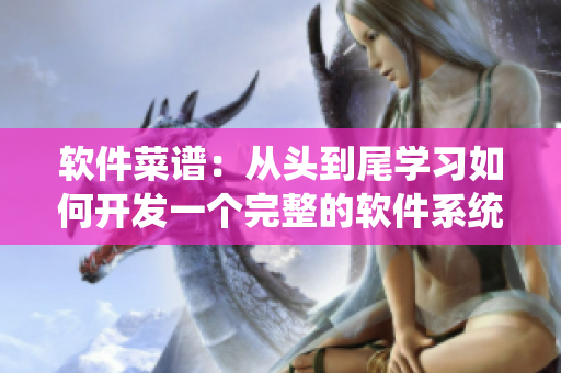軟件菜譜：從頭到尾學(xué)習(xí)如何開發(fā)一個完整的軟件系統(tǒng)
