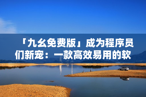 「九幺免費版」成為程序員們新寵：一款高效易用的軟件開發(fā)工具！
