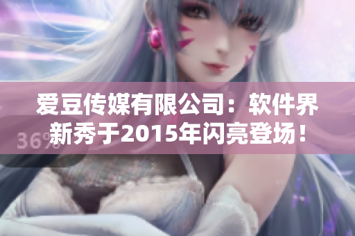 愛豆傳媒有限公司：軟件界新秀于2015年閃亮登場！