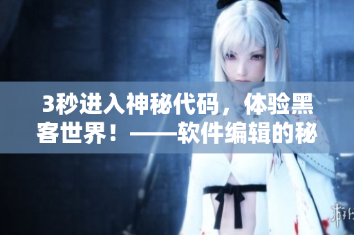 3秒進入神秘代碼，體驗黑客世界！——軟件編輯的秘密技巧