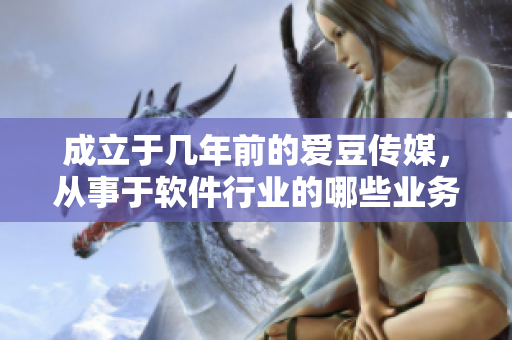 成立于幾年前的愛豆傳媒，從事于軟件行業(yè)的哪些業(yè)務(wù)？