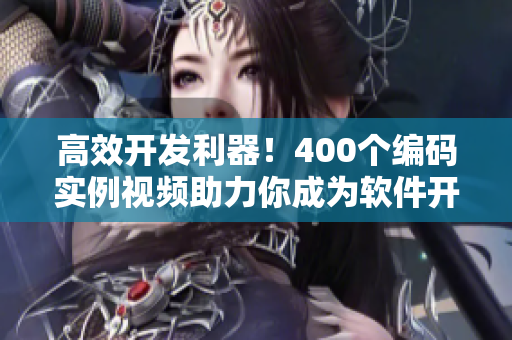 高效開發(fā)利器！400個編碼實例視頻助力你成為軟件開發(fā)專家