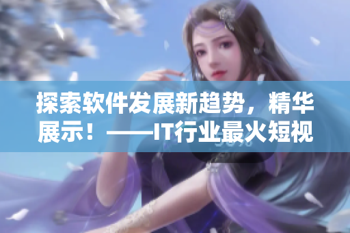 探索軟件發(fā)展新趨勢，精華展示！——IT行業(yè)最火短視頻網(wǎng)站隆重登場！