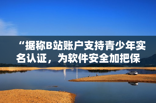 “據稱B站賬戶支持青少年實名認證，為軟件安全加把保障！”