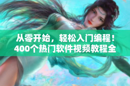從零開始，輕松入門編程！400個熱門軟件視頻教程全收錄！