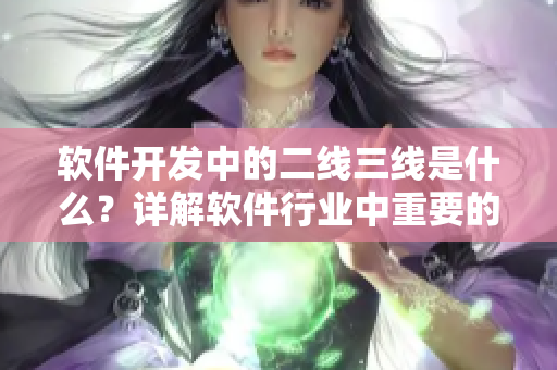 軟件開(kāi)發(fā)中的二線三線是什么？詳解軟件行業(yè)中重要的技術(shù)分工層次