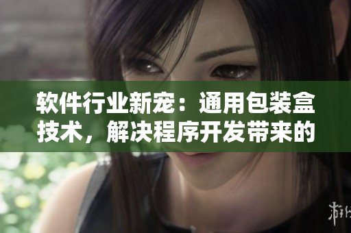 軟件行業(yè)新寵：通用包裝盒技術(shù)，解決程序開發(fā)帶來的難題