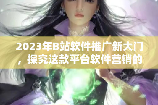 2023年B站軟件推廣新大門，探究這款平臺軟件營銷的秘密！