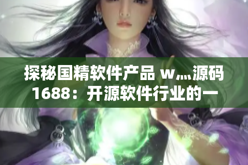探秘國精軟件產(chǎn)品 w灬源碼1688：開源軟件行業(yè)的一股新勢力
