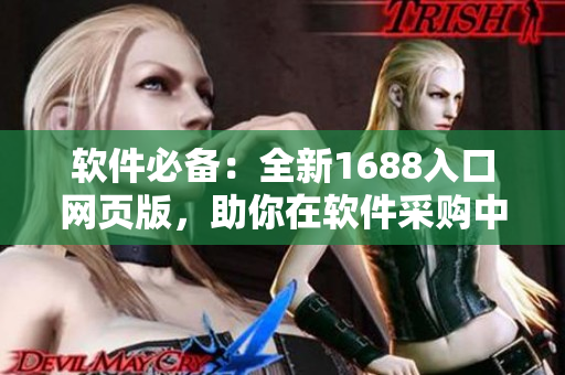 軟件必備：全新1688入口網(wǎng)頁(yè)版，助你在軟件采購(gòu)中獲得便利